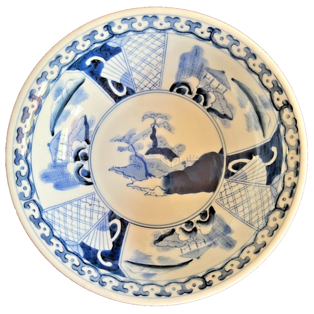 Vintage Glass Bowl, Goldcastle Hand-Painted Japanese Bowl- Made in Japan